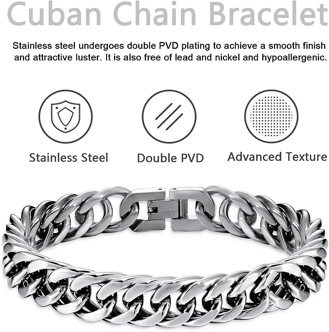 Glamon 8mm High quality Never Fade Waterproof Bracelet For Men