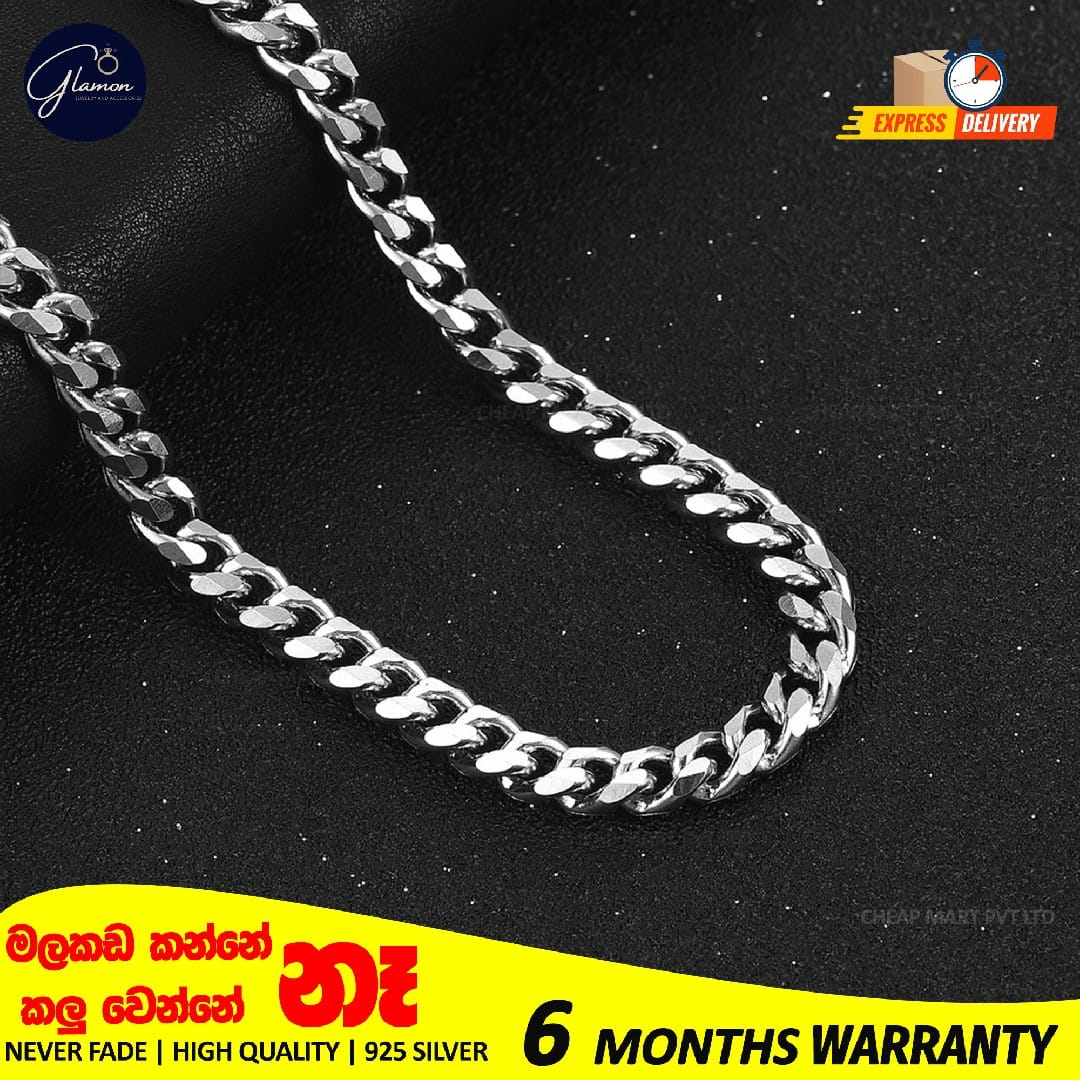 Stainless Steel Cuban Link Necklace For Men Women High Quality Waterproof Necklace