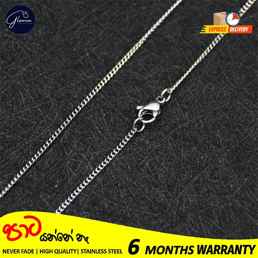 2mm Stainless Steel Cuban Link Chain Necklace for Men and Women High Quality Silver/Gold chain for men necklace