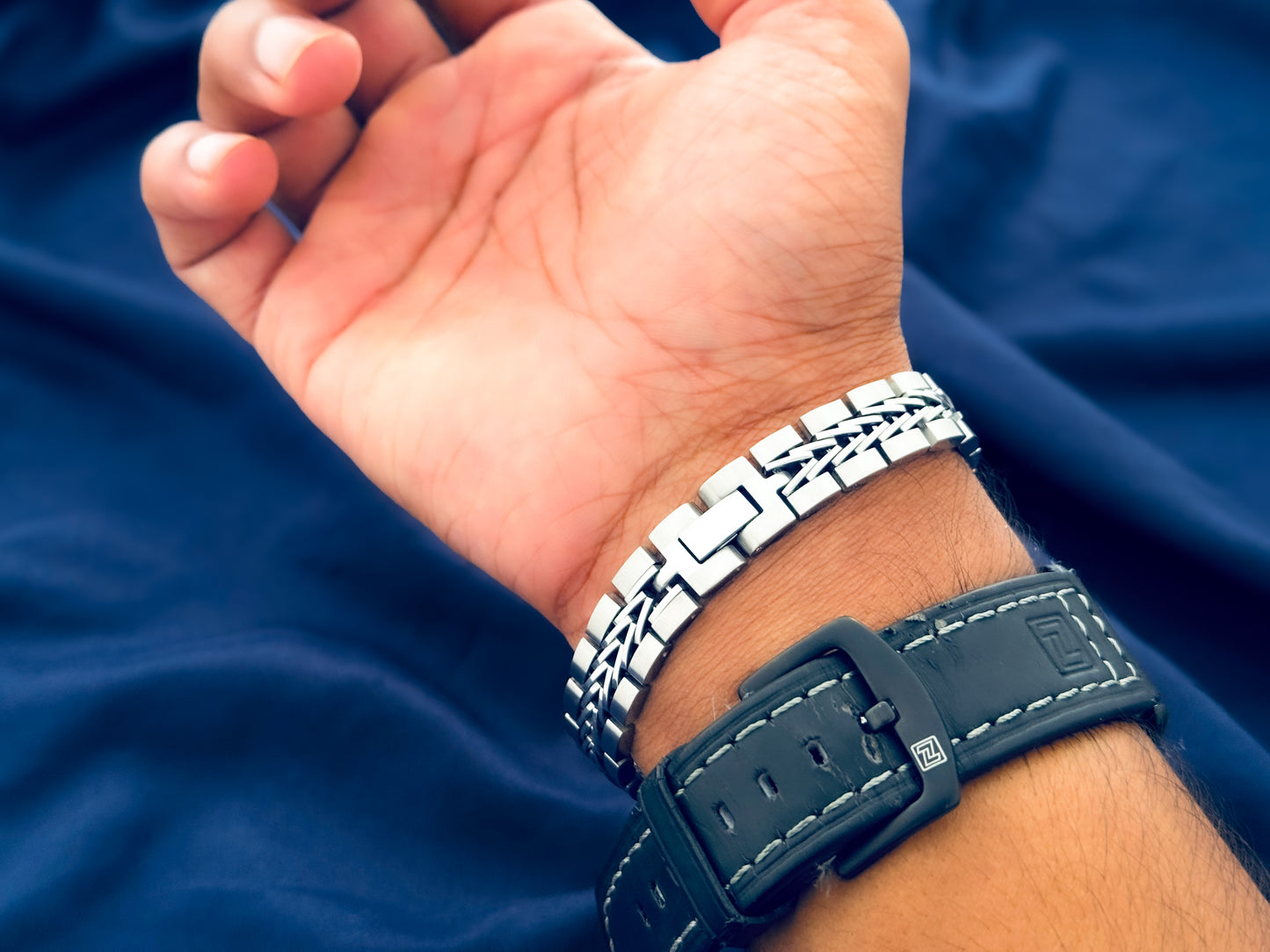 Glamon Titan Weave Bracelet - SILVER