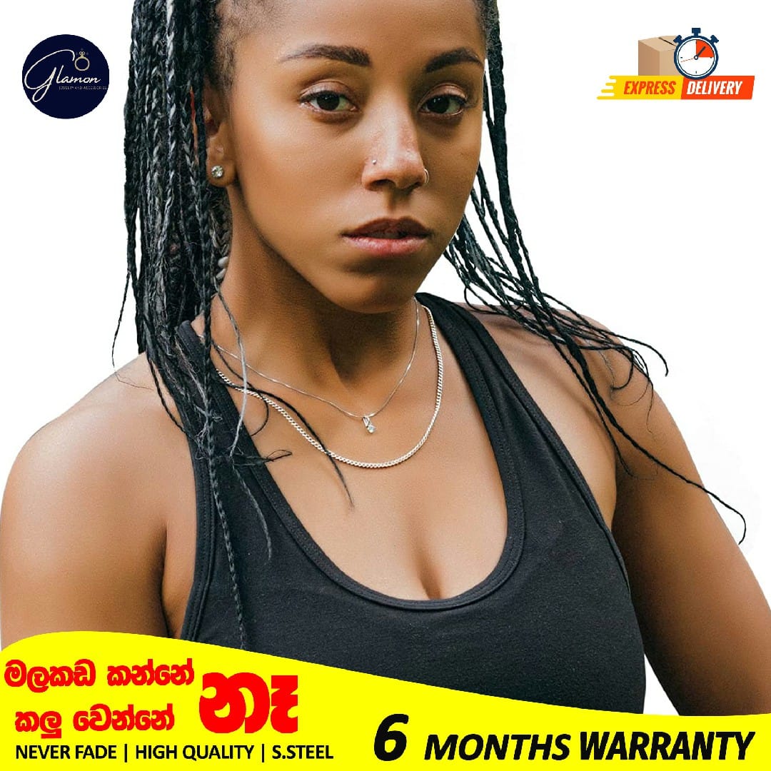 Stainless Steel Cuban Link Necklace For Men Women High Quality Waterproof Necklace