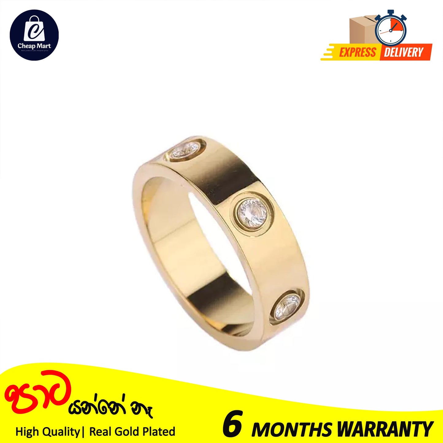 Luxury Stainless Steel Cubic Zirconia Love Friendship Rings For Girls