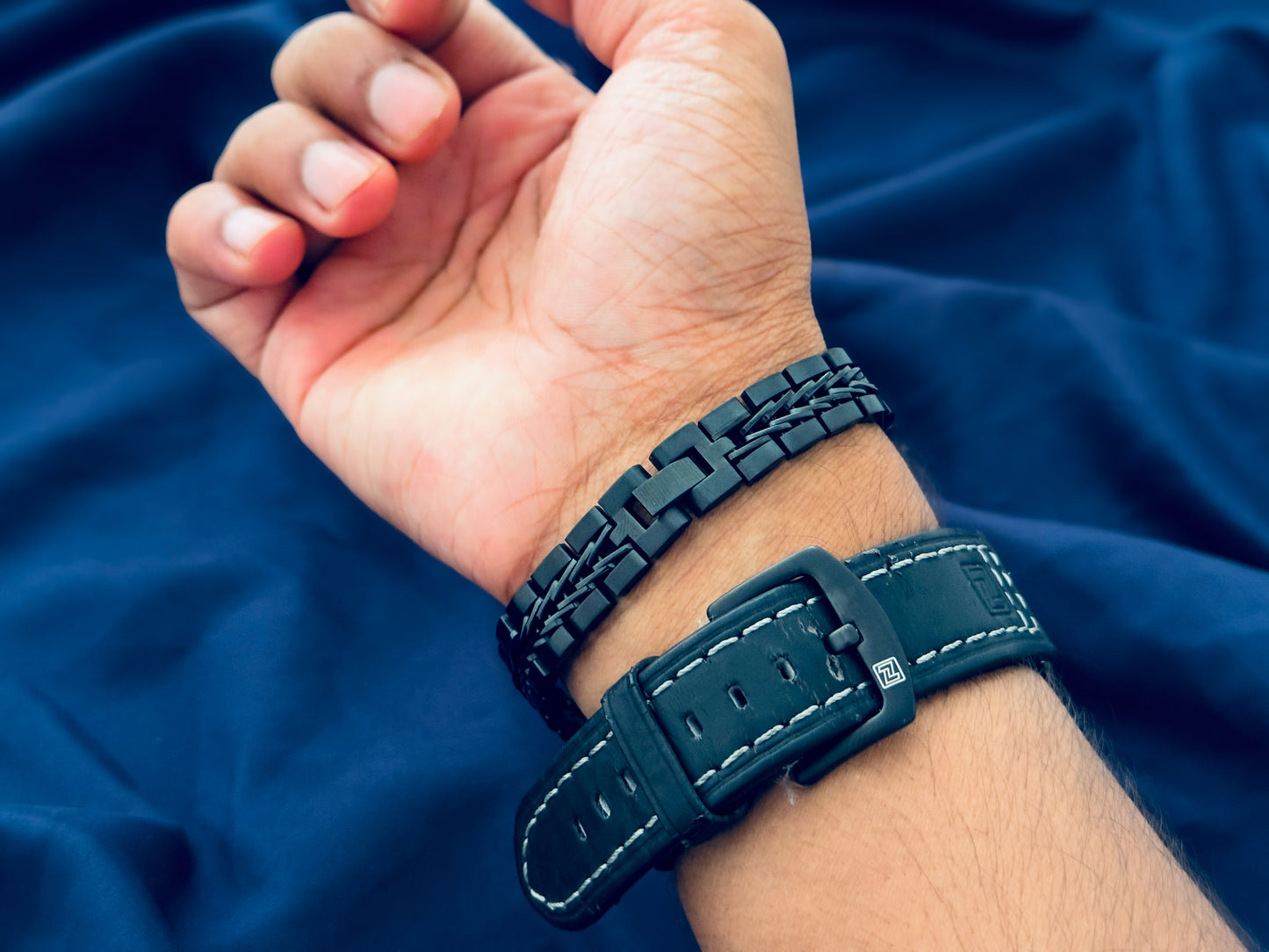 Glamon Titan Weave Bracelet - BLACK