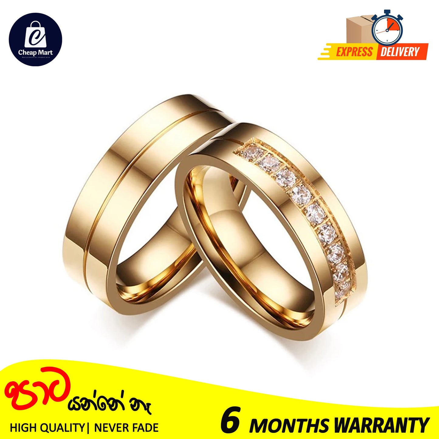 Romantic Wedding Couple Rings For Lover Cubic Zircon Engagement Rings For Women Men Couple Promise Ring Anniversary Gift Jewelery Valentine Birthday