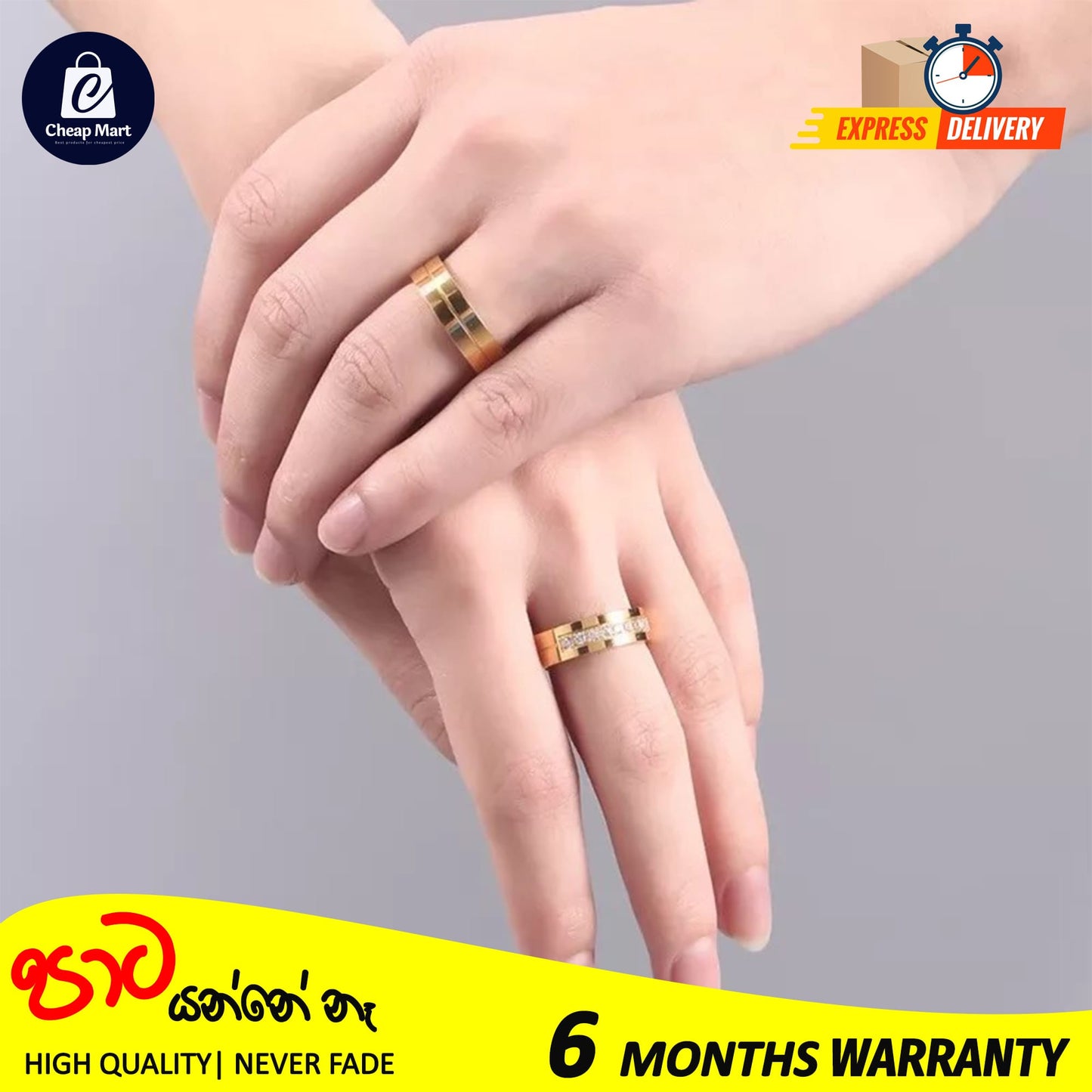 Romantic Wedding Couple Rings For Lover Cubic Zircon Engagement Rings For Women Men Couple Promise Ring Anniversary Gift Jewelery Valentine Birthday