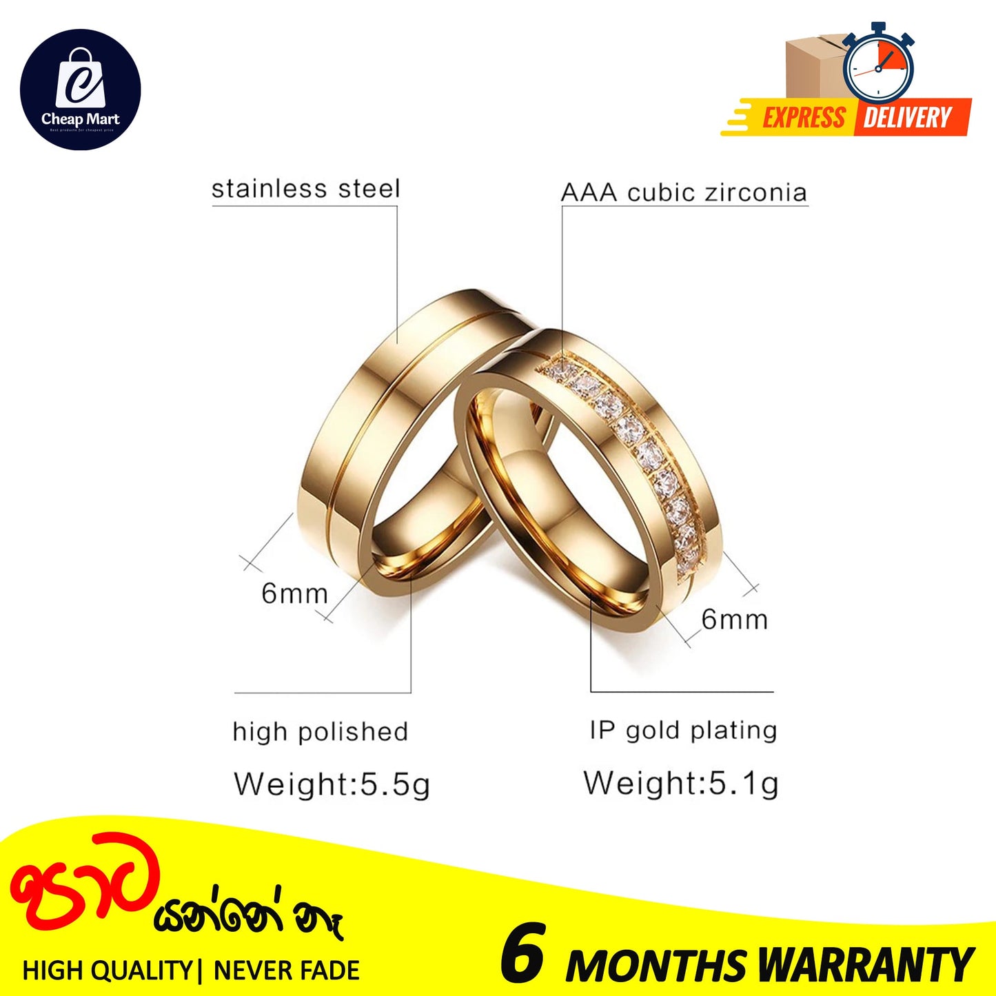 Romantic Wedding Couple Rings For Lover Cubic Zircon Engagement Rings For Women Men Couple Promise Ring Anniversary Gift Jewelery Valentine Birthday