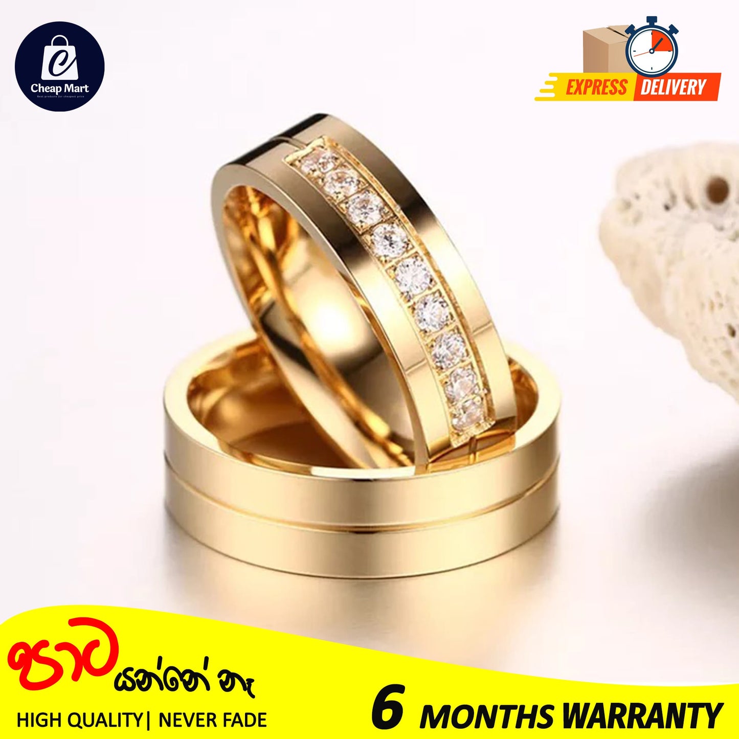 Romantic Wedding Couple Rings For Lover Cubic Zircon Engagement Rings For Women Men Couple Promise Ring Anniversary Gift Jewelery Valentine Birthday