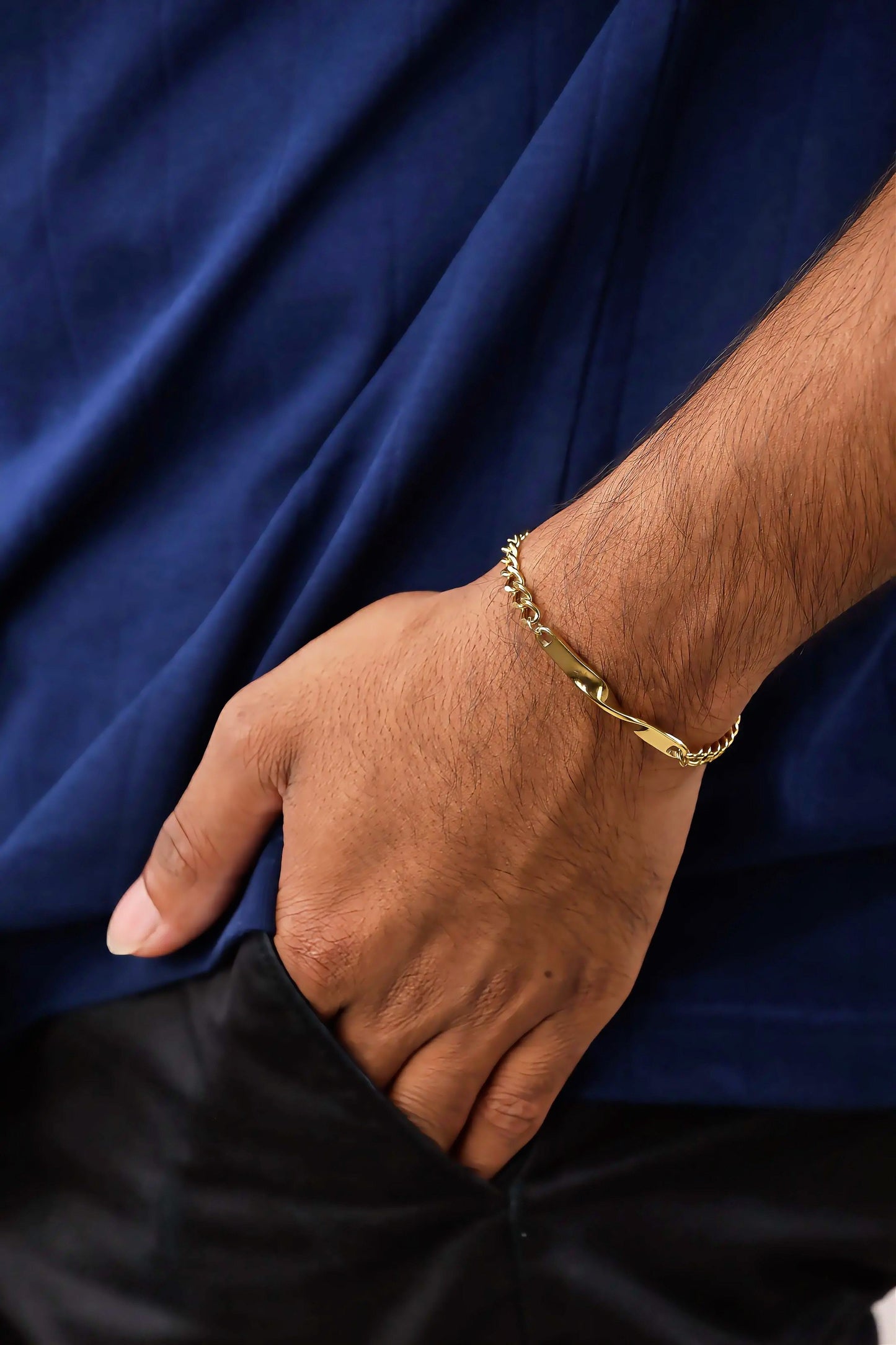 Glamon Mobius Bracelet Gold Coated High Quality Waterproof Men's Bracelet Gift