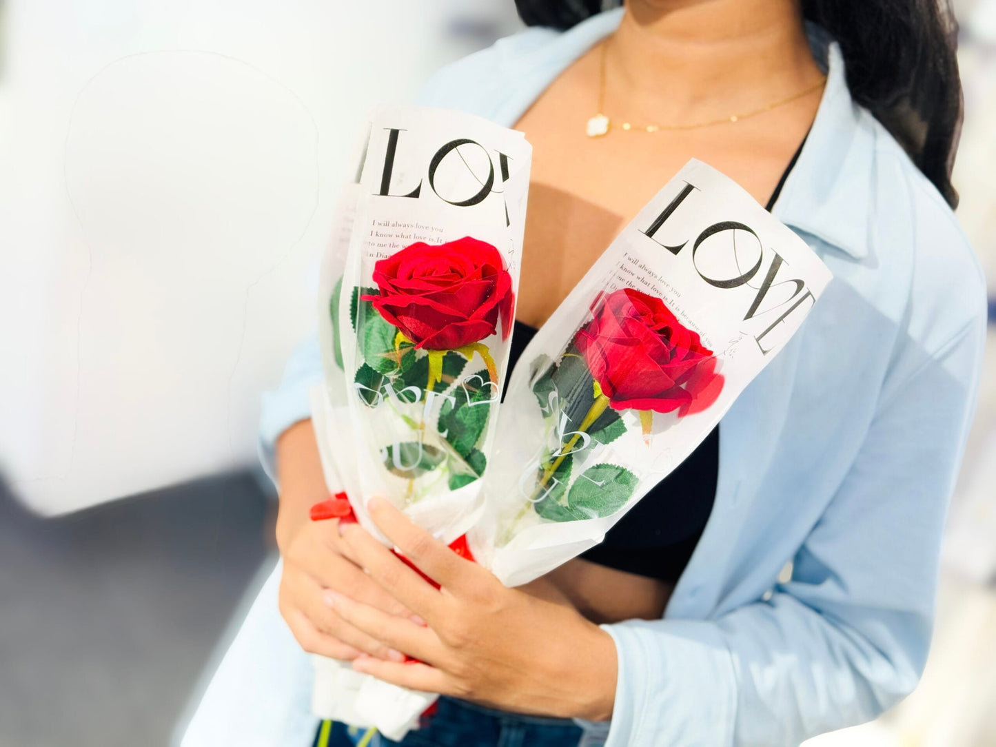 Glamon Romantic Valentine's Day Rose Gift for Her - Eternal Love Symbol, Perfect for Girlfriend, Wife, or Special Someone - Beautifully Packaged