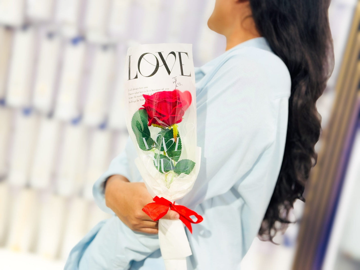 Glamon Romantic Valentine's Day Rose Gift for Her - Eternal Love Symbol, Perfect for Girlfriend, Wife, or Special Someone - Beautifully Packaged