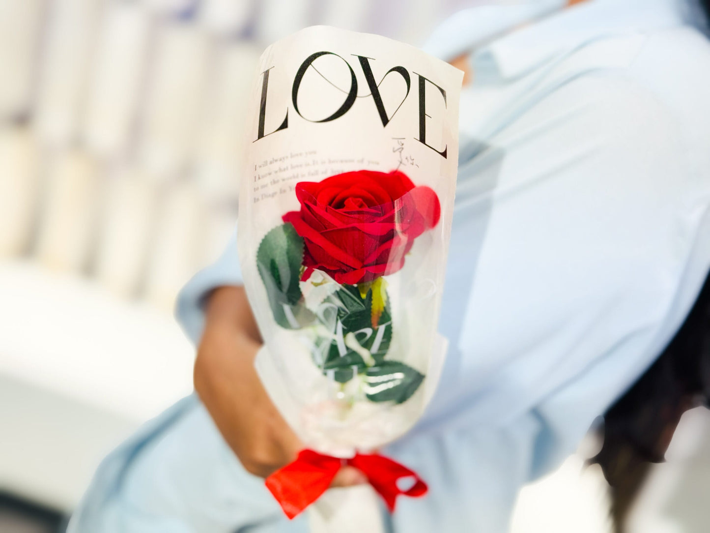 Glamon Romantic Valentine's Day Rose Gift for Her - Eternal Love Symbol, Perfect for Girlfriend, Wife, or Special Someone - Beautifully Packaged