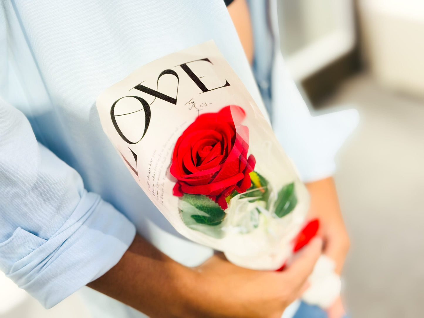 Glamon Romantic Valentine's Day Rose Gift for Her - Eternal Love Symbol, Perfect for Girlfriend, Wife, or Special Someone - Beautifully Packaged