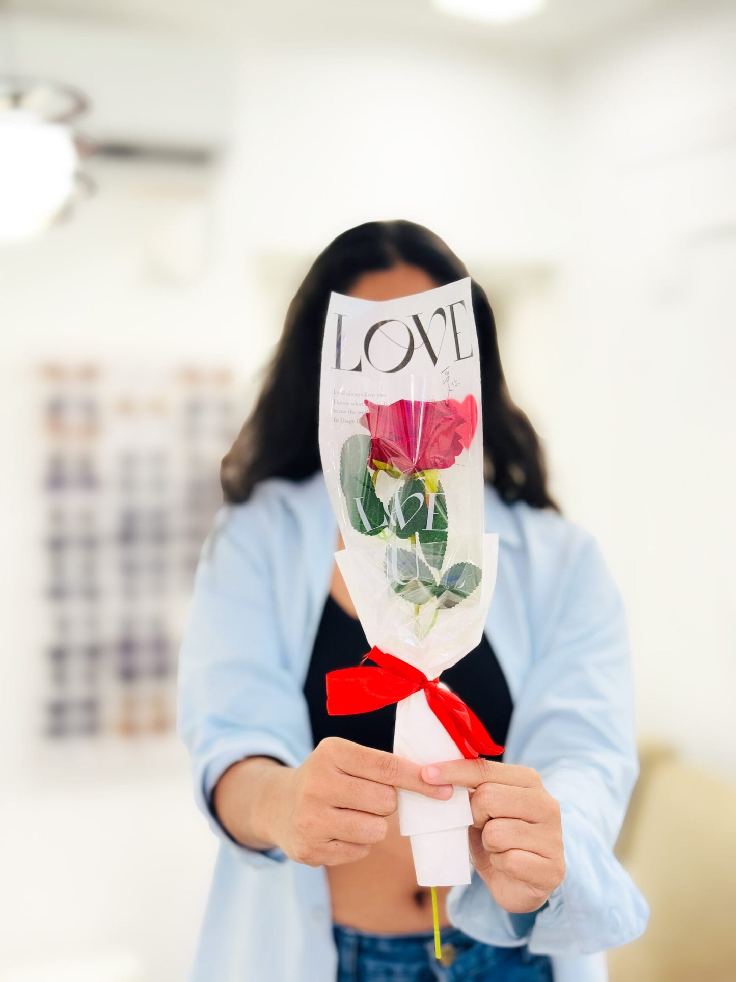 Glamon Romantic Valentine's Day Rose Gift for Her - Eternal Love Symbol, Perfect for Girlfriend, Wife, or Special Someone - Beautifully Packaged