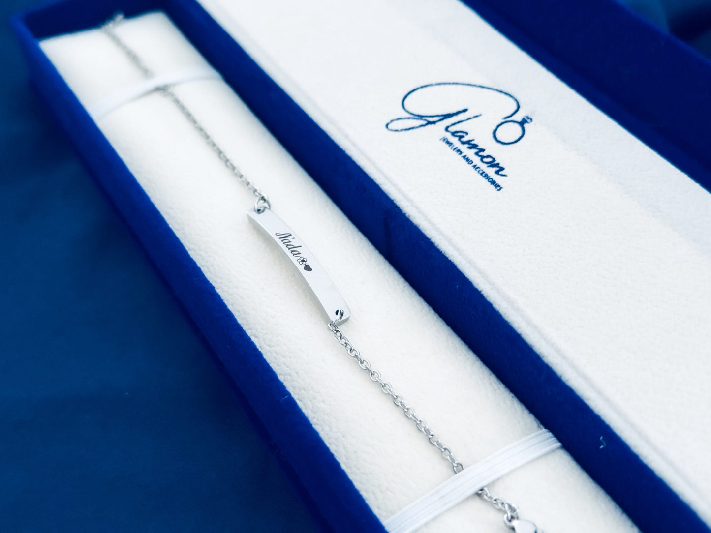 Name Engrave Customized Bracelet Gift For Girls- SILVER