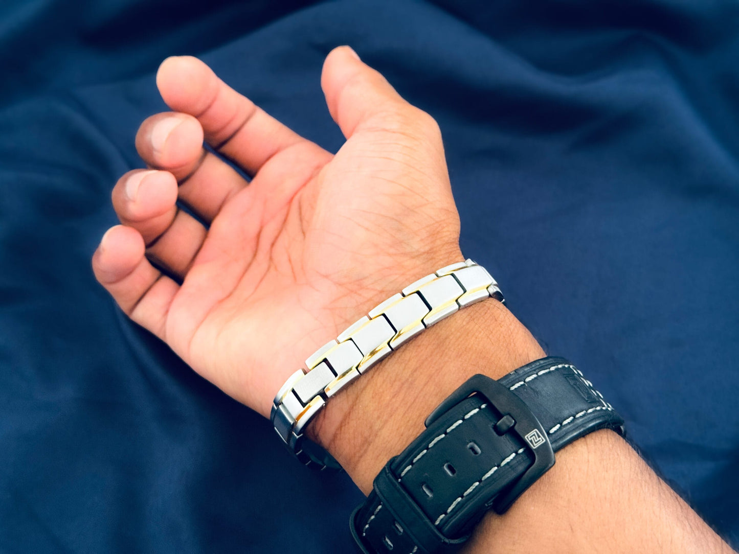 Glamon Alpha Band Customized Name Bracelet For Men - Jewellery Gift For Boys