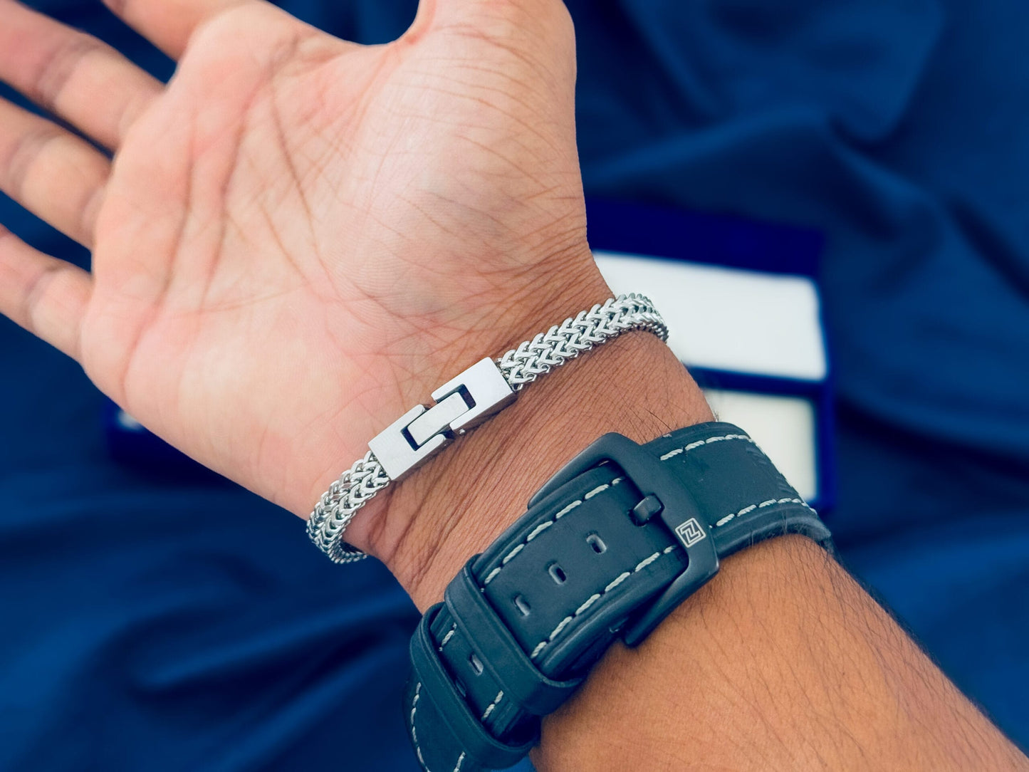 Glamon 6mm Stainless Steel High Quality Silver Color Bracelet For Men Elegant Men's jewelry Gift for men