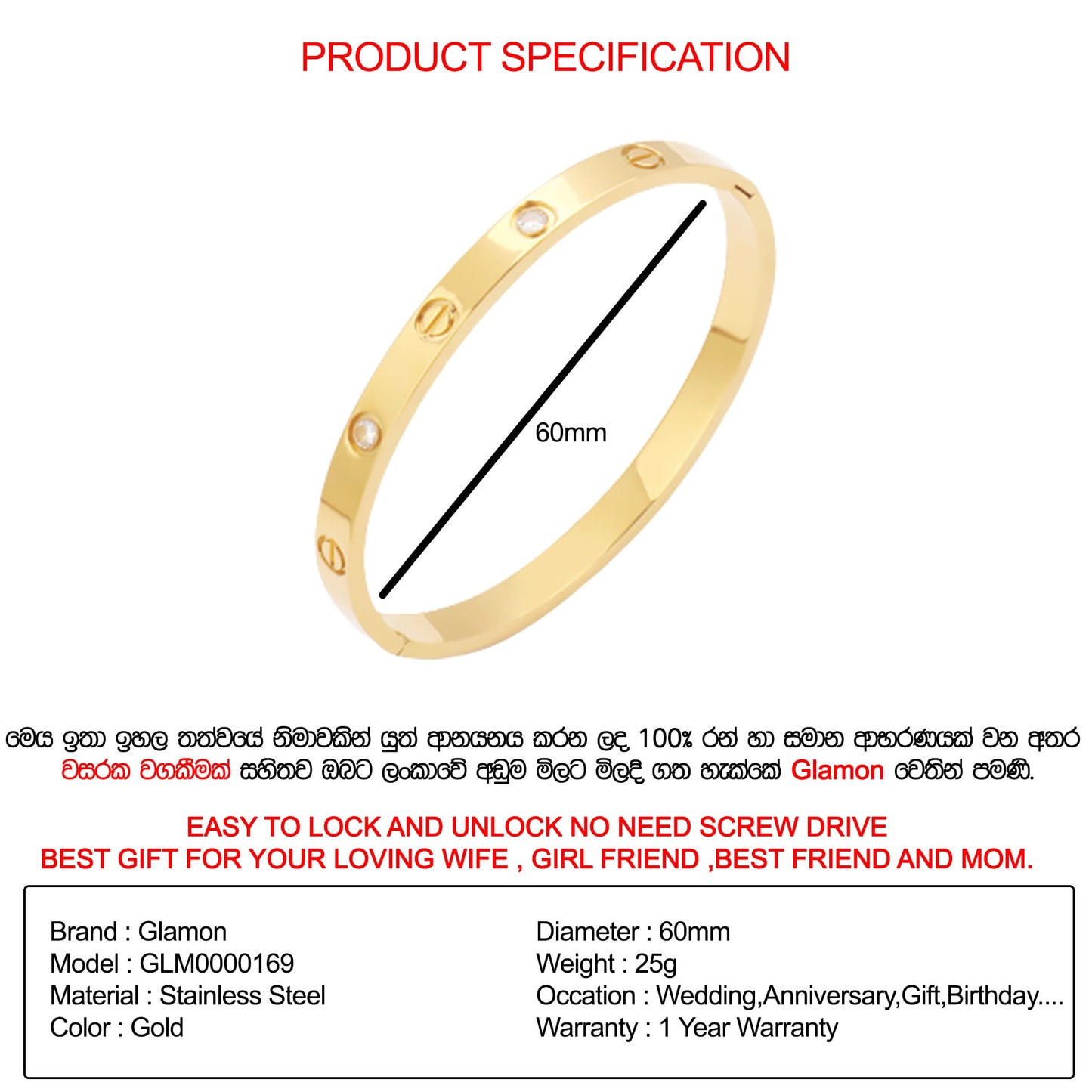 Luxury Designer 316L Stainless steel Cartier Bangle