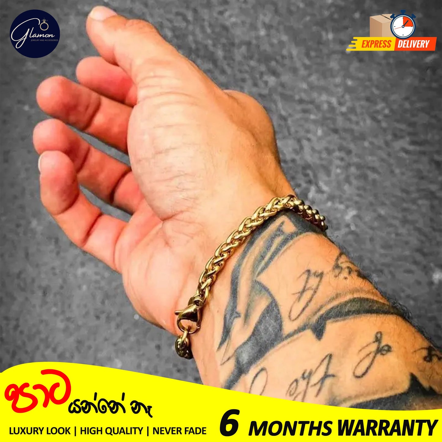Wheat Chain Bracelet For Men Women High Quality Waterproof Jewellery