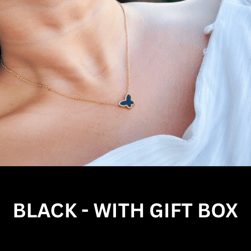 Glamon Butterfly Necklace For Girls - Gold Coated High Quality Waterproof Jewelry Gift For Her