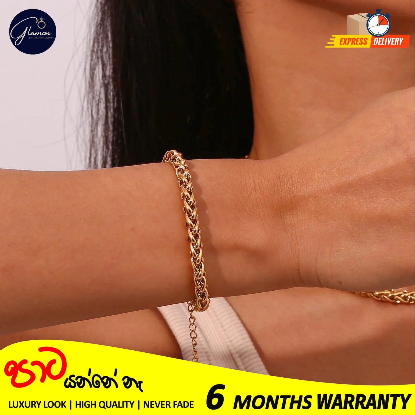 Wheat Chain Bracelet For Men Women High Quality Waterproof Jewellery