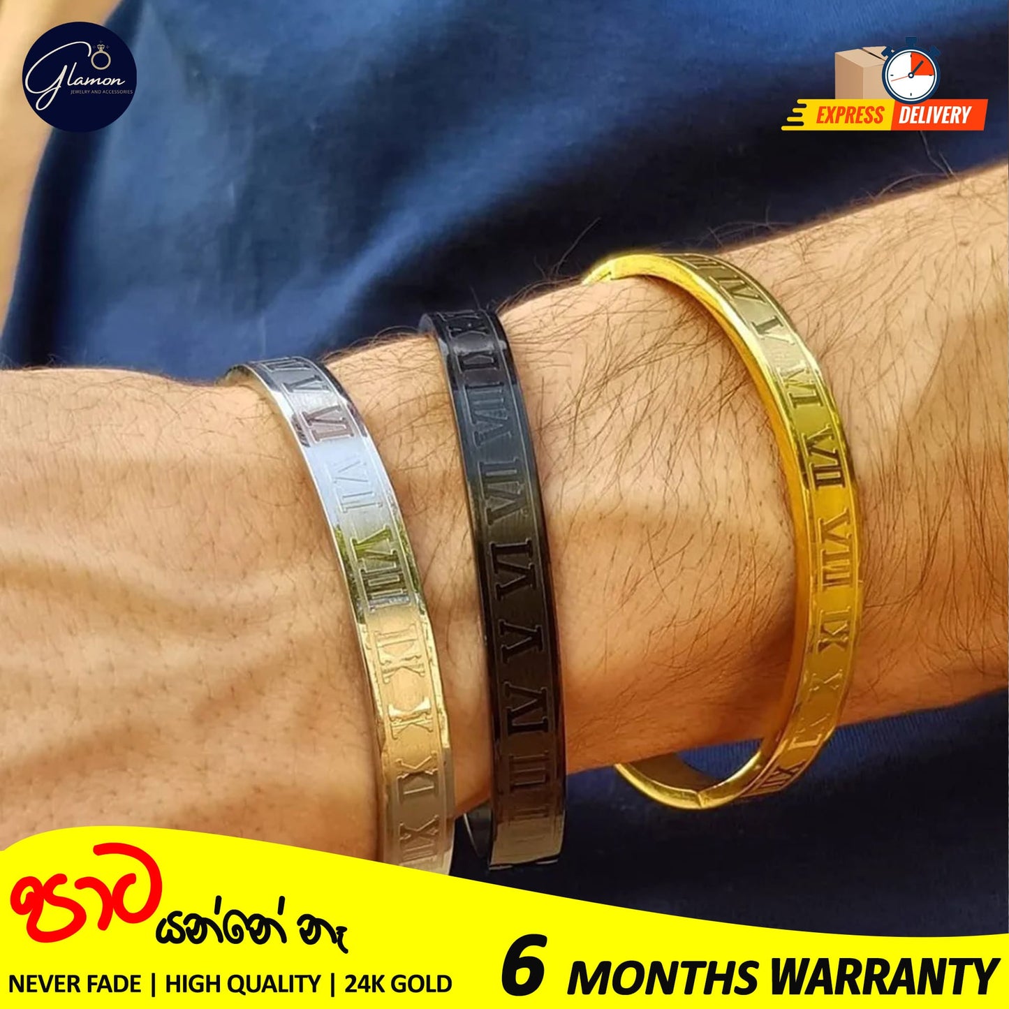 Luxury Mens Stainless Steel Stylish Carving Roman Numeral Bangle Bracelet Couple Roman Bangle