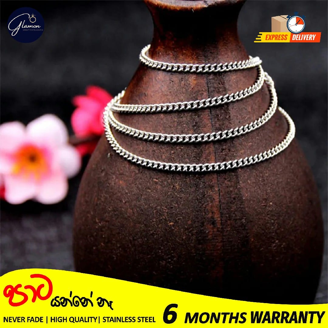2mm Stainless Steel Cuban Link Chain Necklace for Men and Women High Quality Silver/Gold chain for men necklace