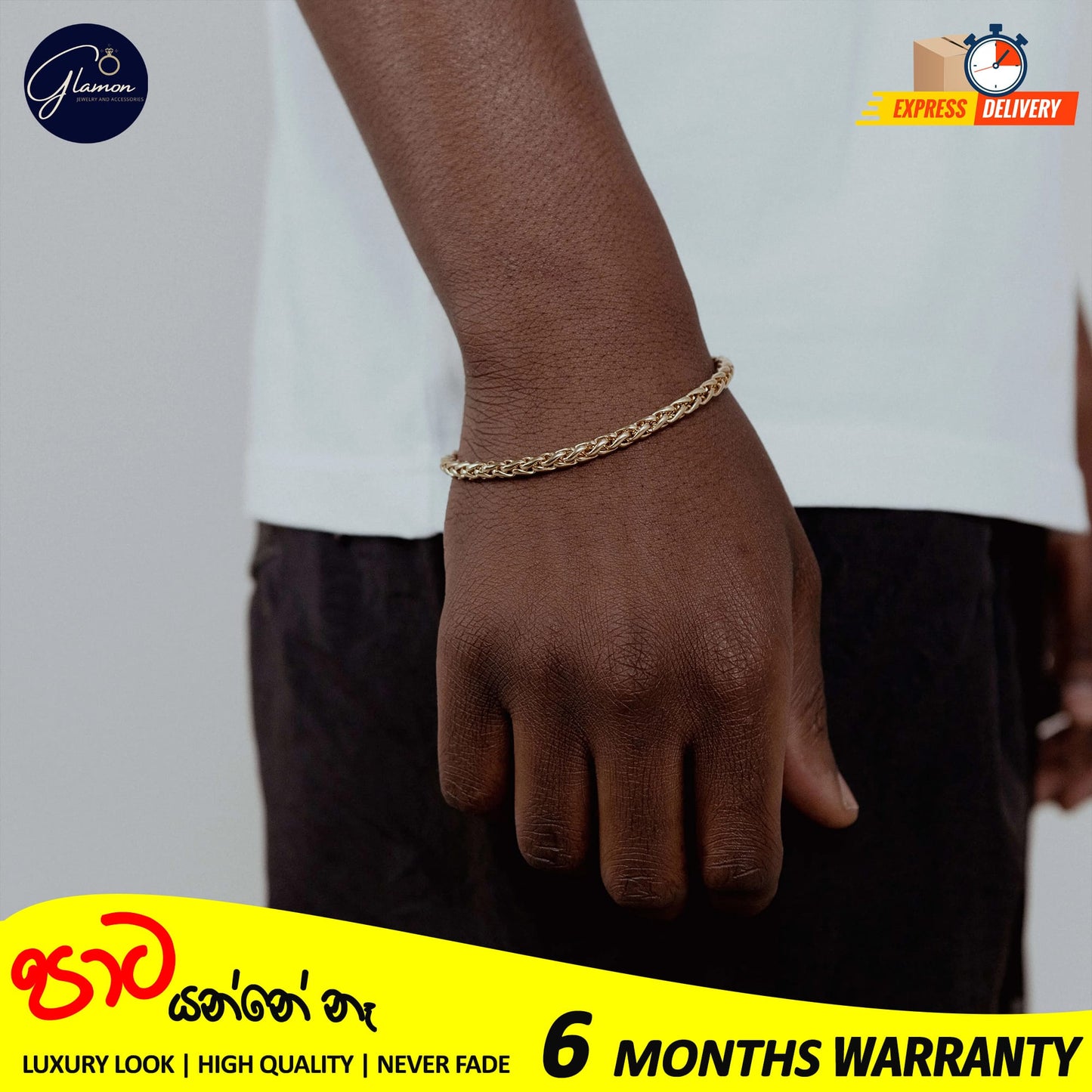 Wheat Chain Bracelet For Men Women High Quality Waterproof Jewellery