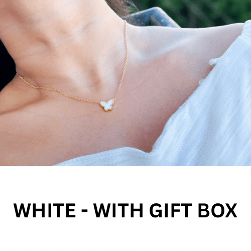 Glamon Butterfly Necklace For Girls - Gold Coated High Quality Waterproof Jewelry Gift For Her