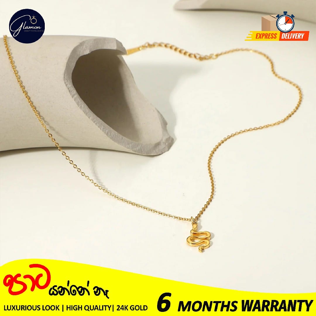 Snake Pendant Necklace For Girls Waterproof Premium Quality