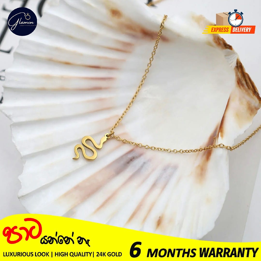 Snake Pendant Necklace For Girls Waterproof Premium Quality