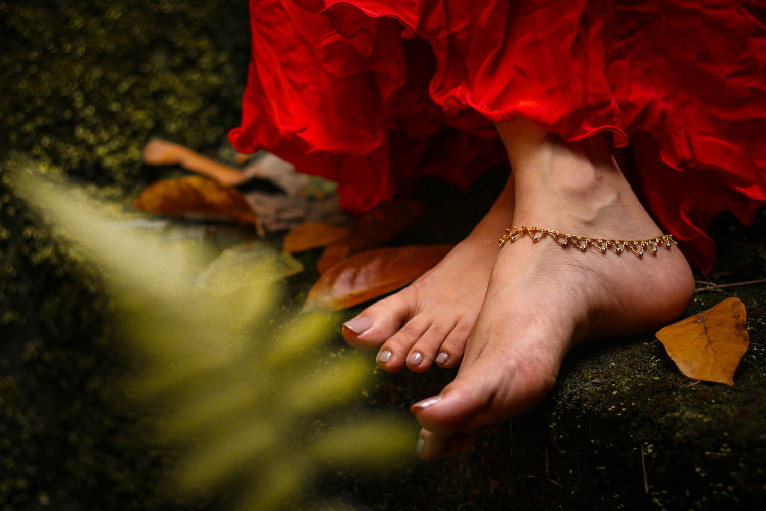 Gold Plated Anklets For Girls | Waterproof