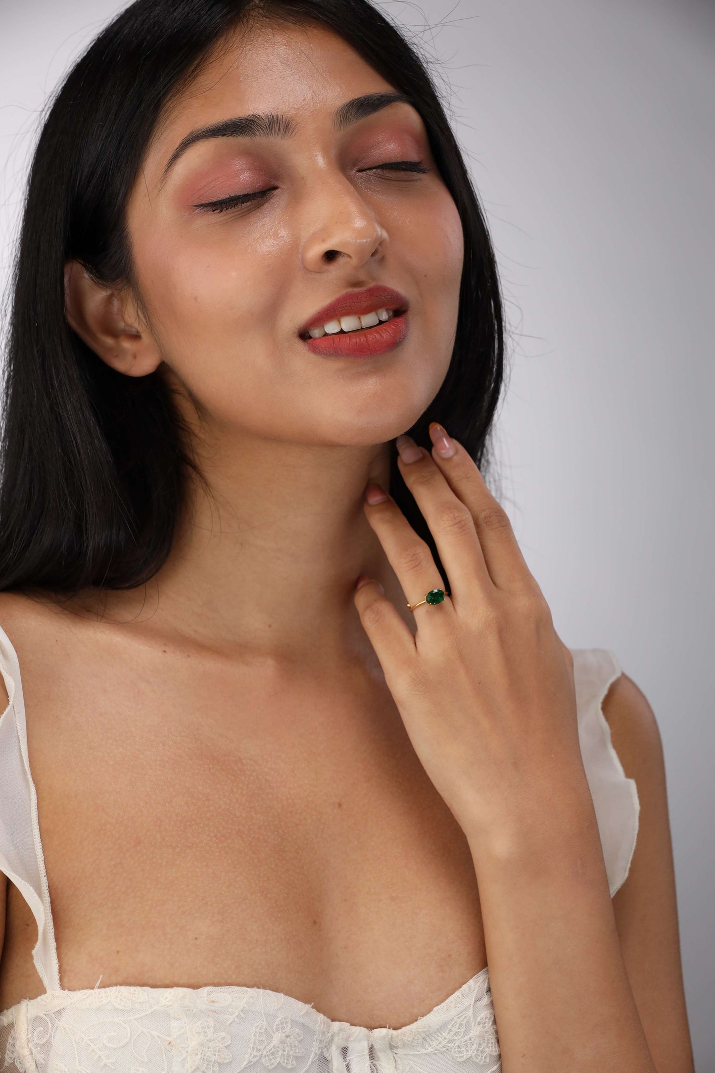Glamon Elara Adjustable Ring – Gold Coated Luxury Ring for Women Sri Lanka