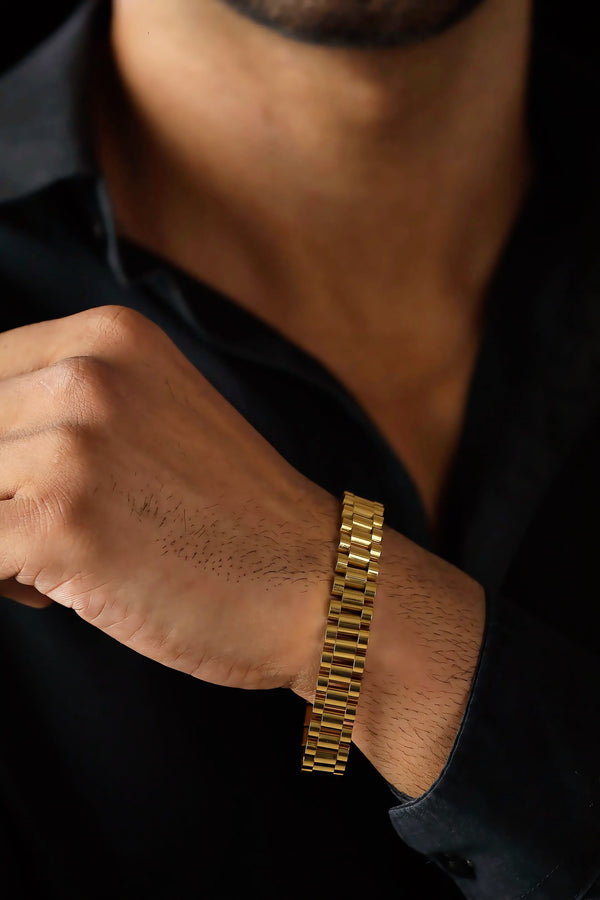Glamon 10mm Wristband Bracelet for Men High Quality