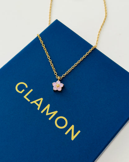 Glamon Lilac Bloom Necklace – High Quality Gold Coated Waterproof Women’s Necklace Gift