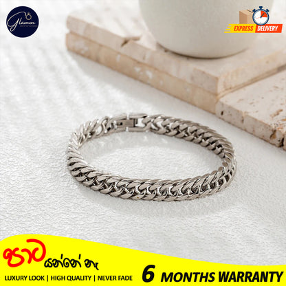 Glamon 8mm High quality Never Fade Waterproof Bracelet For Men
