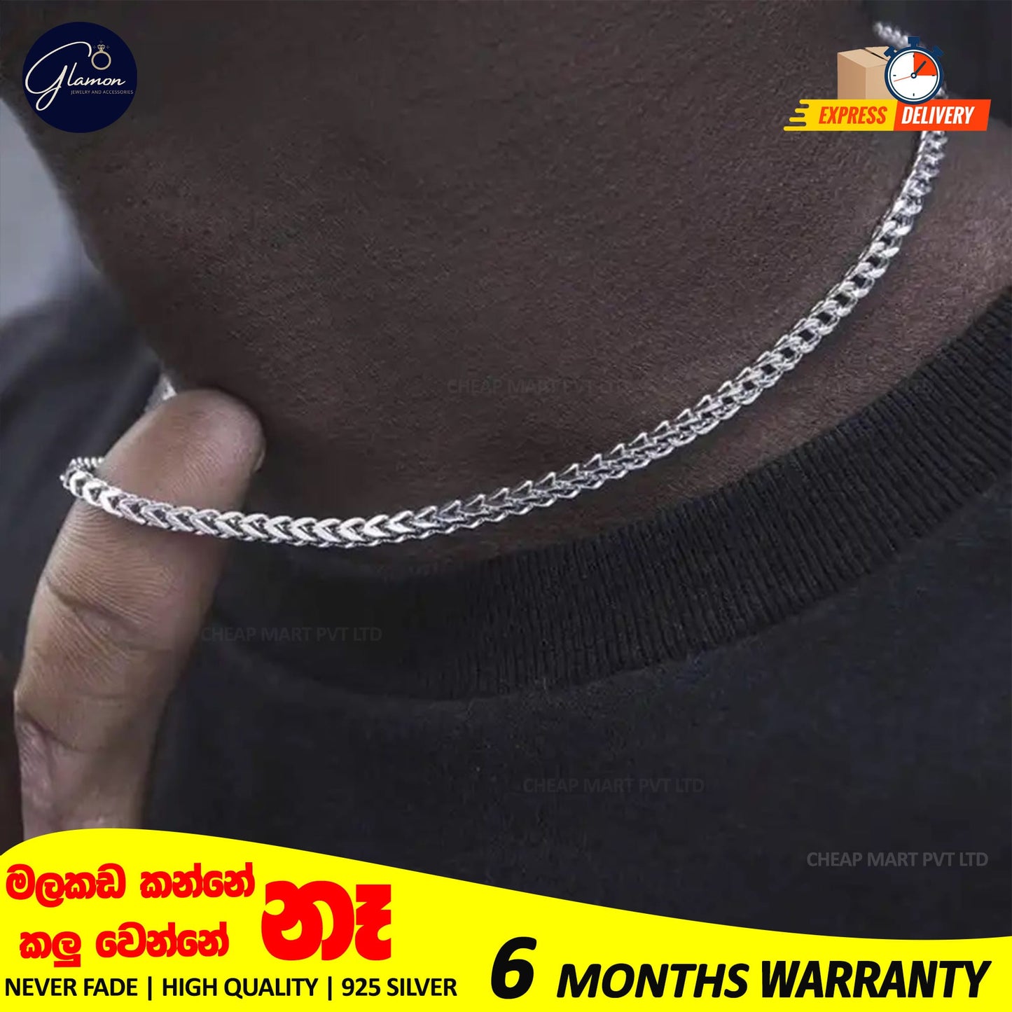 3mm Thick Diamond Cut Franco Chain Stainless Steel Never Fade Necklace For Men Women