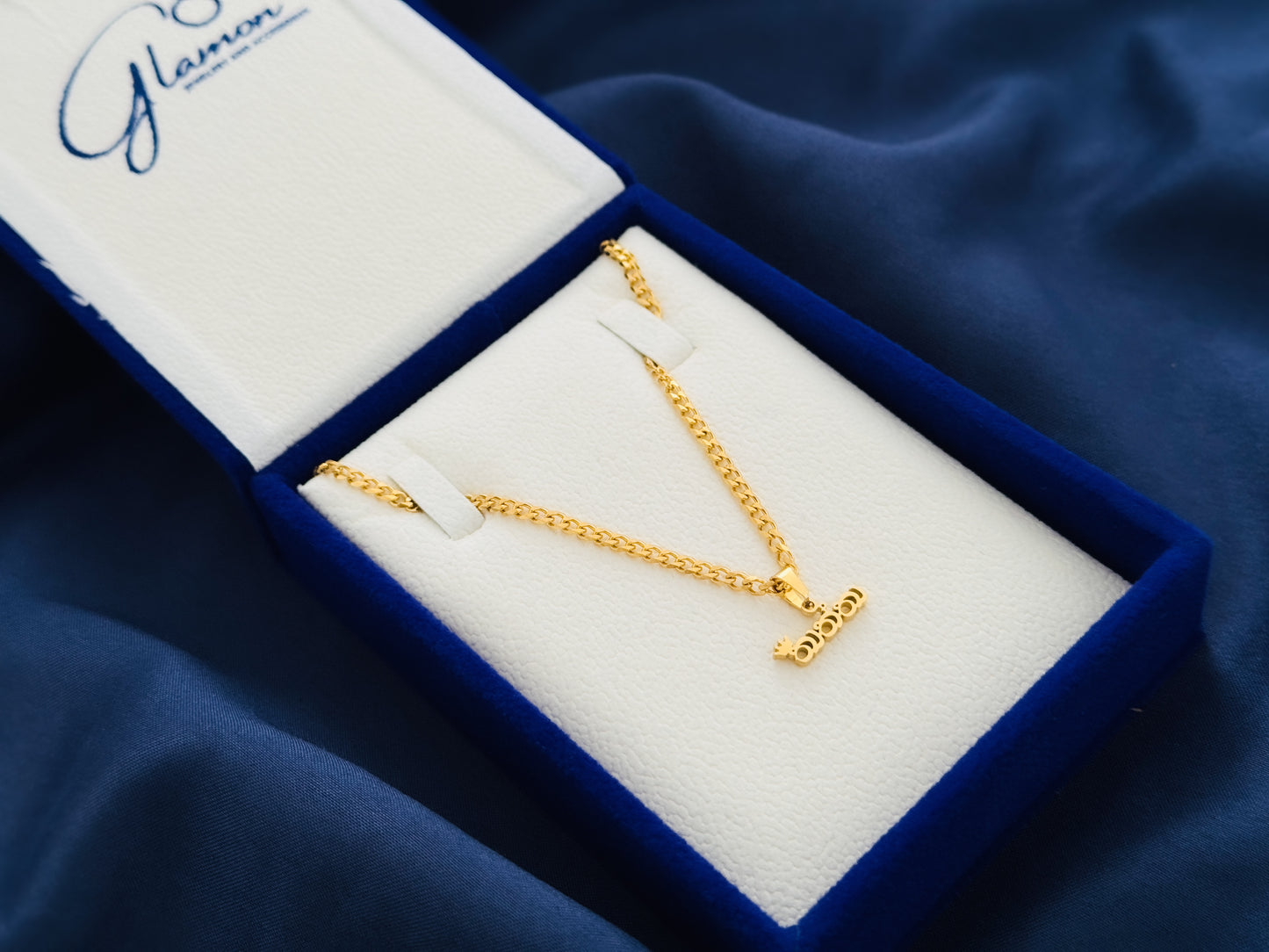 Glamon “තාත්තා” Necklace – Father’s Day Gift Gold Coated Pendant Necklace for Men | Waterproof Stainless Steel | Premium Quality | 6 Months Warranty