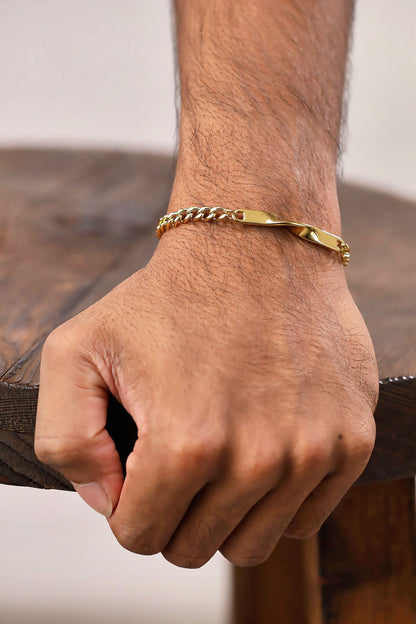 Glamon Mobius Bracelet Gold Coated High Quality Waterproof Men's Bracelet Gift