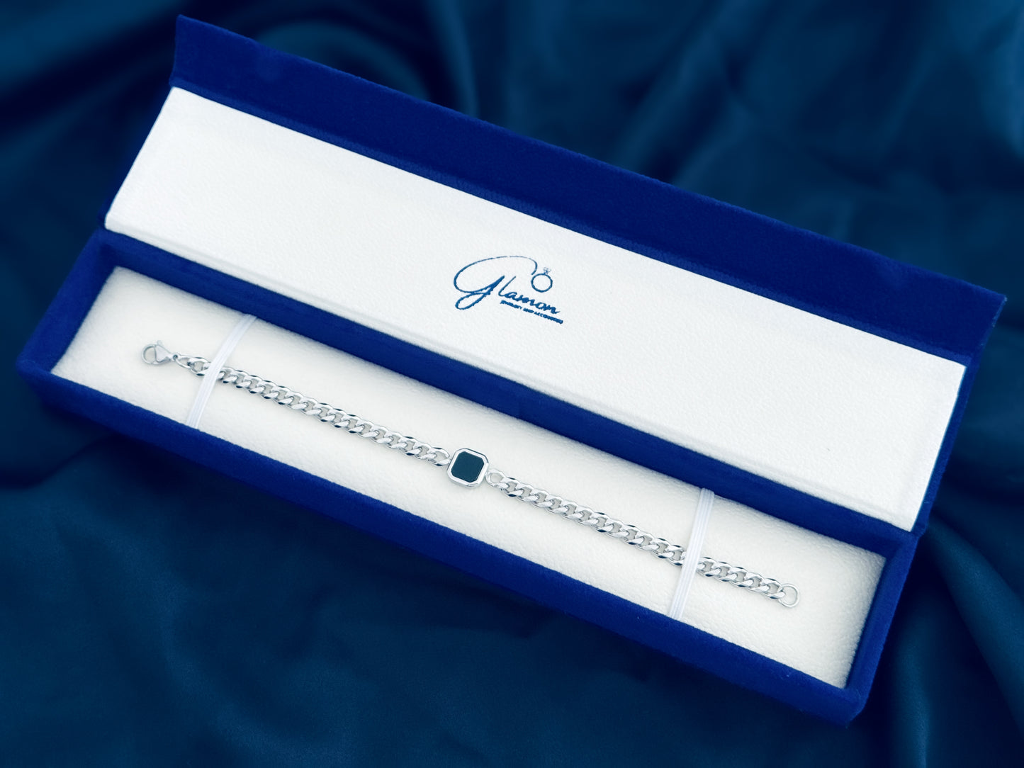 King's Cut Bracelet For Men - SILVER Never Fade High Quality