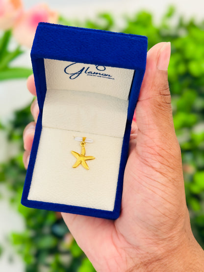 Ocean Muse Collection Gold Coated Stainless Steel Pendant for Women Sri Lanka