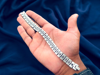 Glamon Titan Weave Bracelet - SILVER