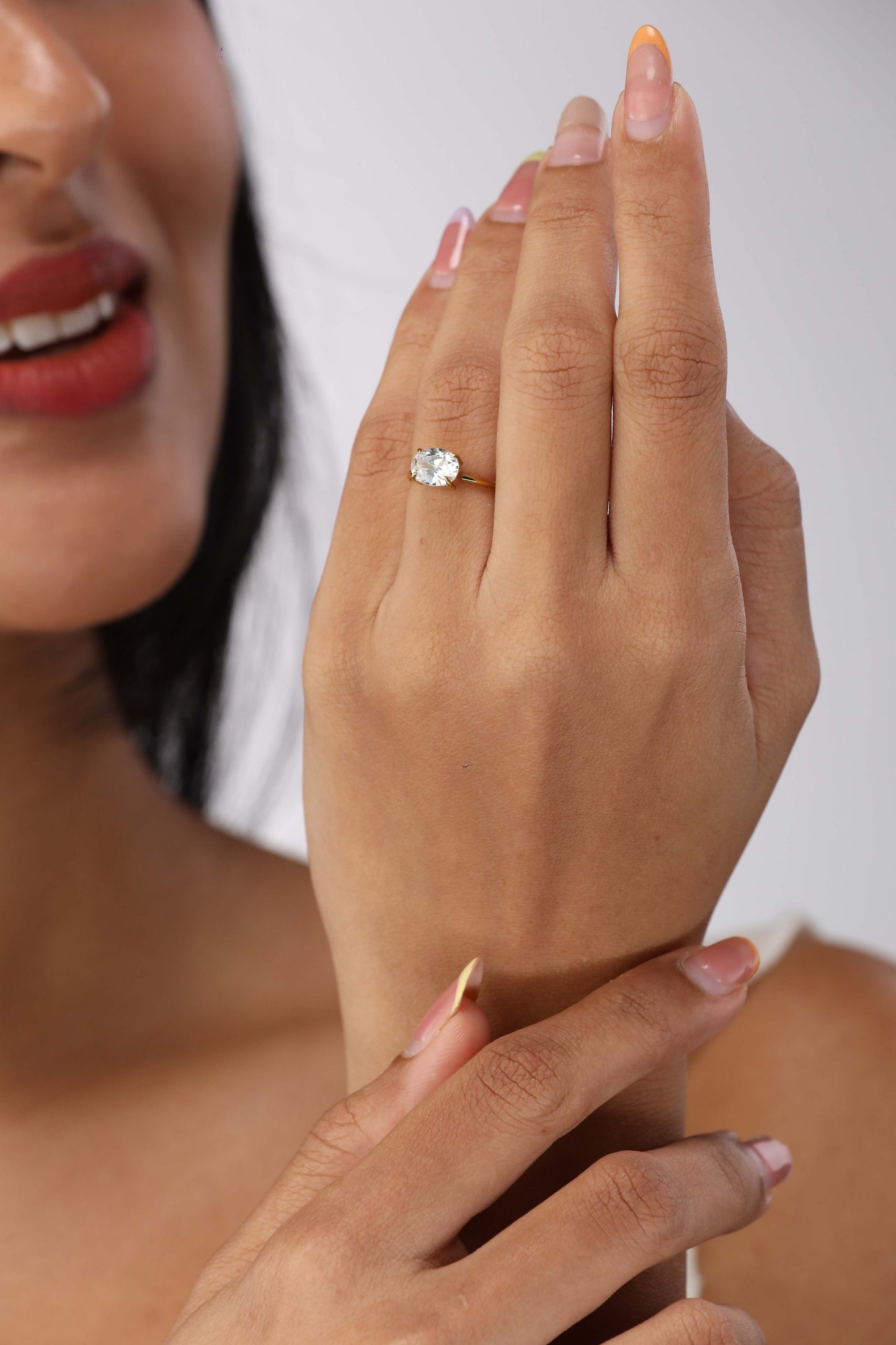 Glamon Elara Adjustable Ring – Gold Coated Luxury Ring for Women Sri Lanka