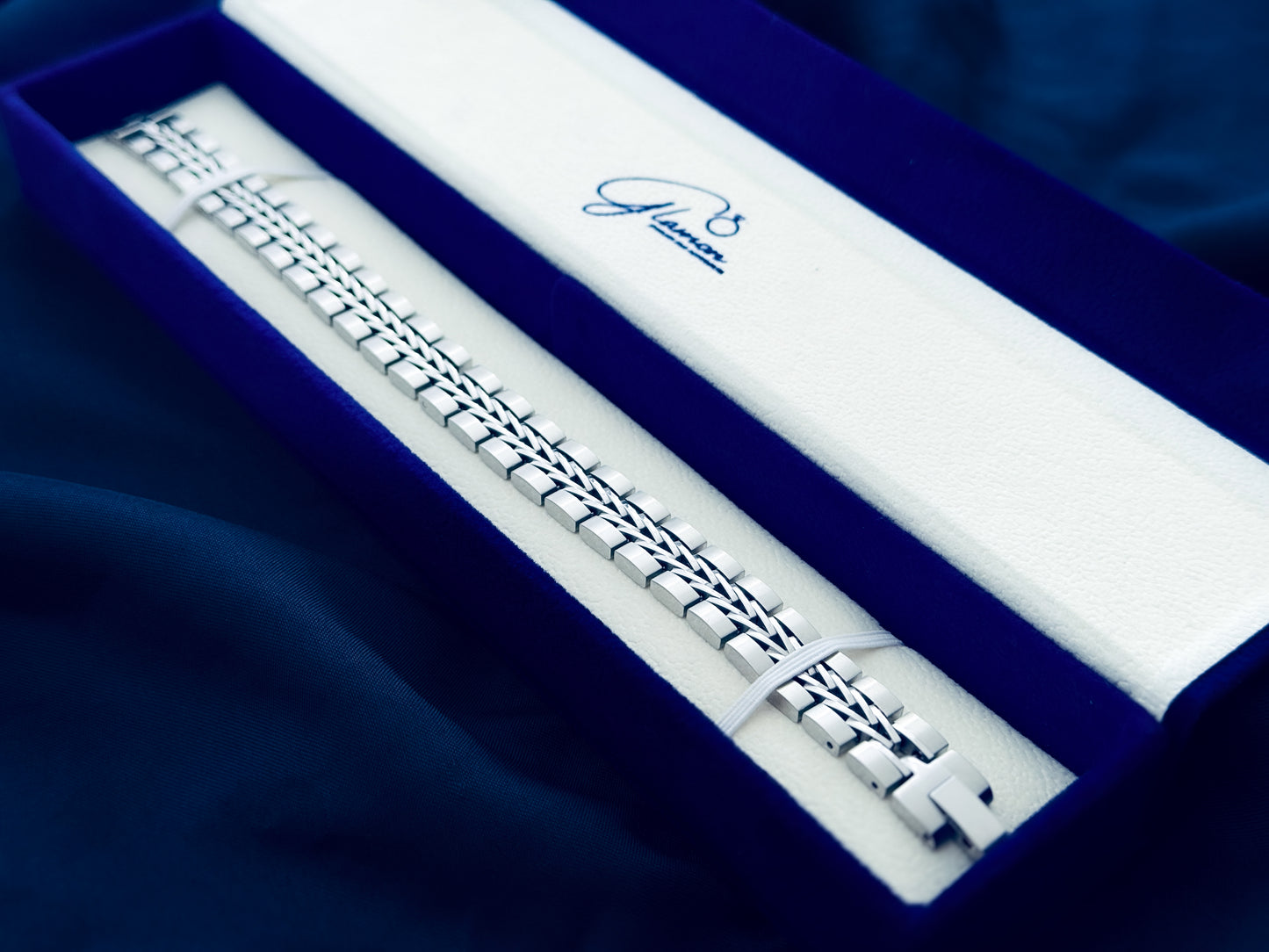 Glamon Titan Weave Bracelet - SILVER