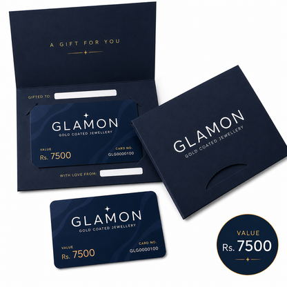 Glamon Gift Card Rs. 7,500 | Premium Jewellery Gift Voucher Sri Lanka