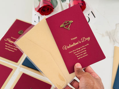 Gift cards and Red Roses