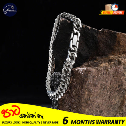 Glamon 8mm High quality Never Fade Waterproof Bracelet For Men