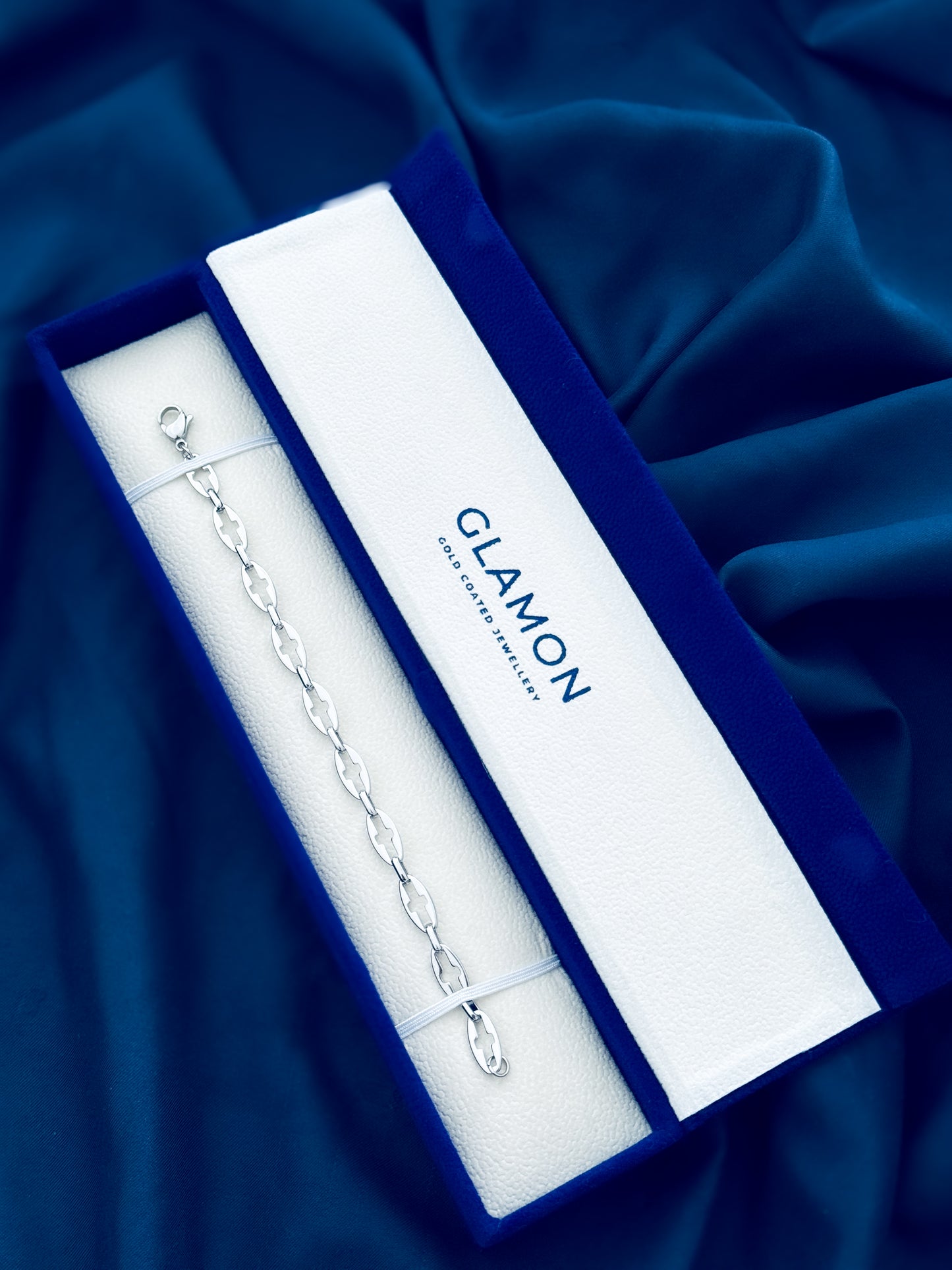 Glamon Heritage Bracelet for Men – Premium Silver 316L Stainless Steel Waterproof Bracelet