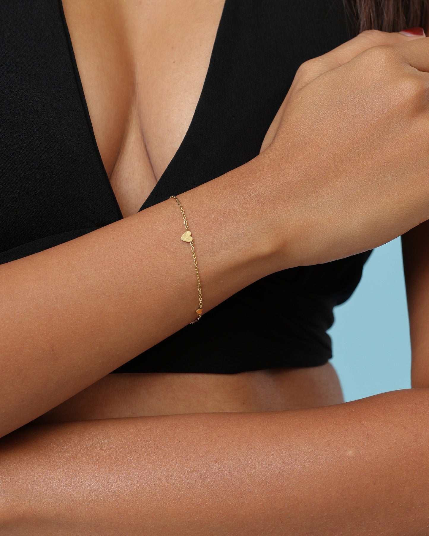 Glamon Trinity of Love Bracelet – Waterproof Heart Bracelet for Women | Gift for Girlfriend