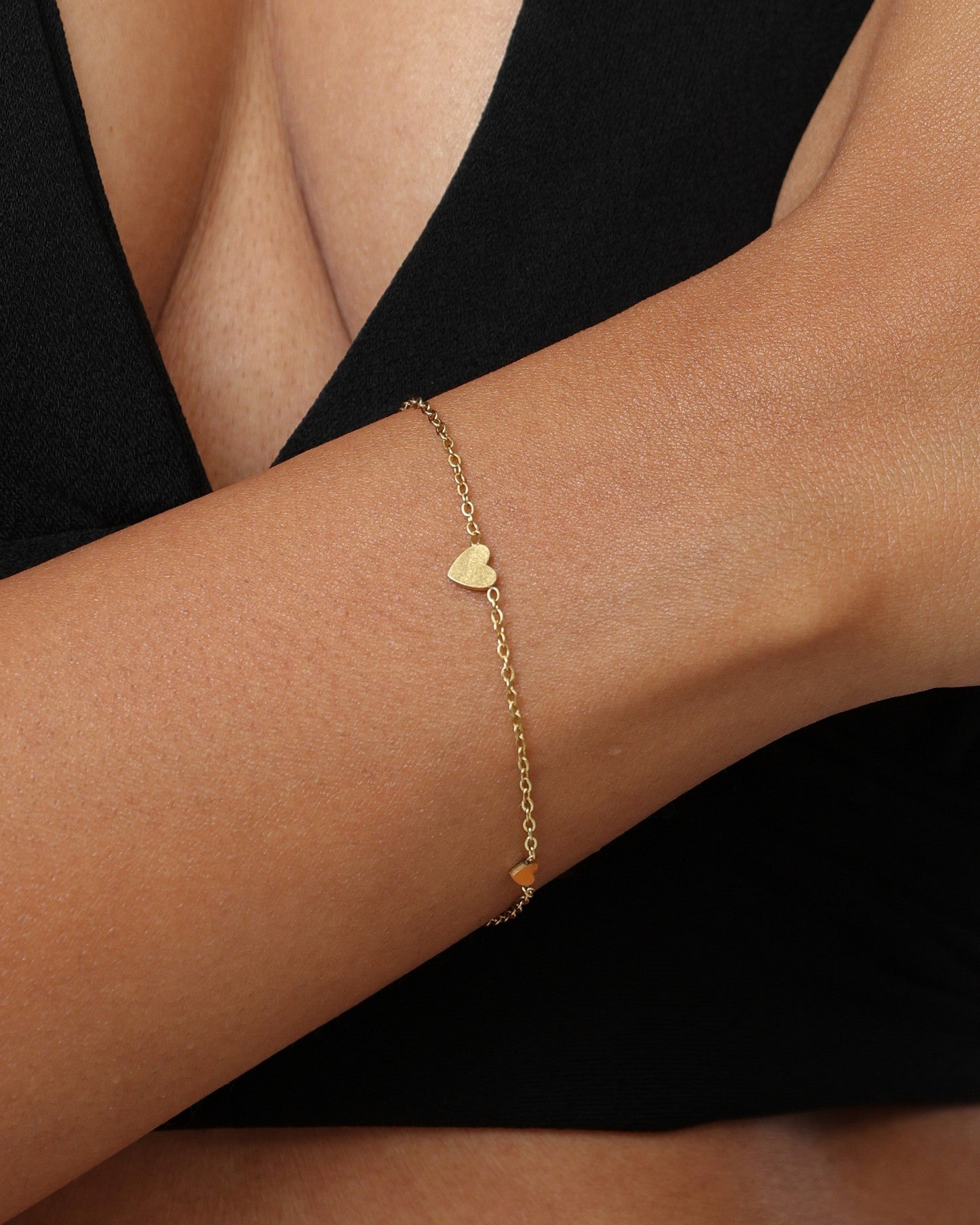 Glamon Trinity of Love Bracelet – Waterproof Heart Bracelet for Women | Gift for Girlfriend
