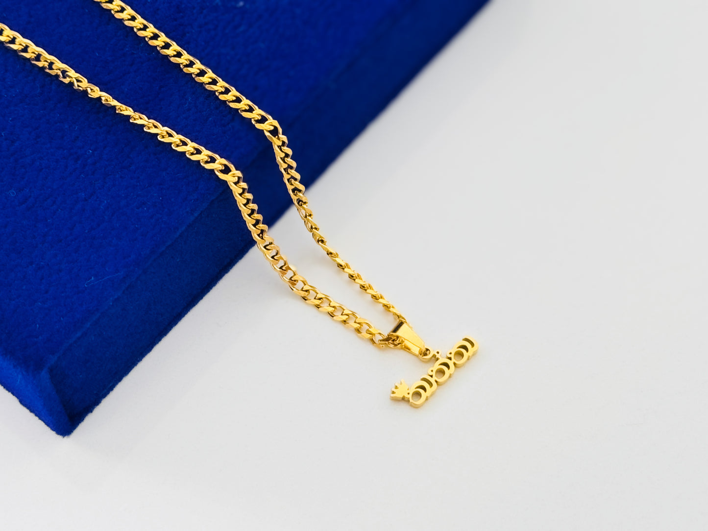 Glamon “තාත්තා” Necklace – Father’s Day Gift Gold Coated Pendant Necklace for Men | Waterproof Stainless Steel | Premium Quality | 6 Months Warranty